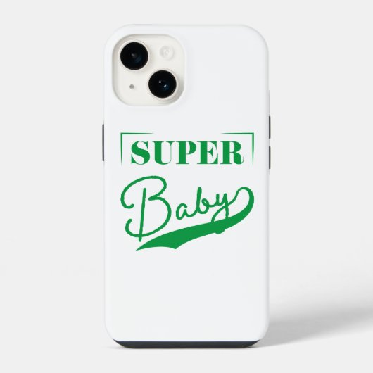 Coque Pour iPhone 14 Super bébé (Verso)