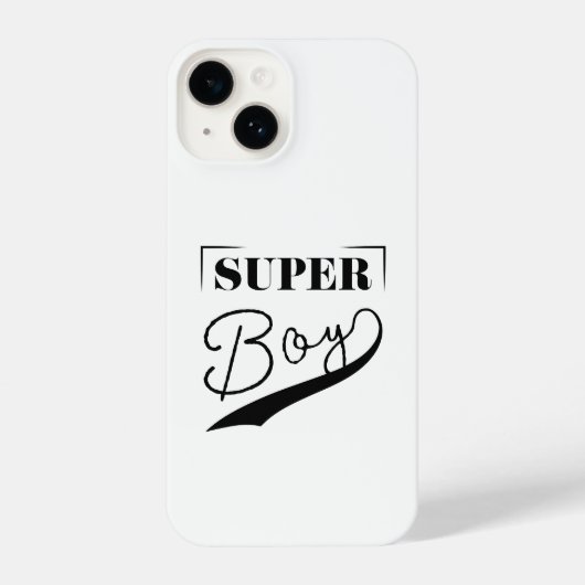Coque Pour iPhone 14 Super Boy (Verso)