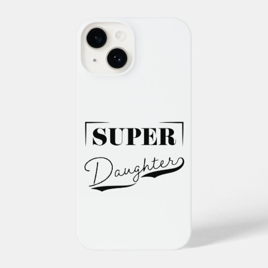 Coque Pour iPhone 14 Super Daughter (Verso)