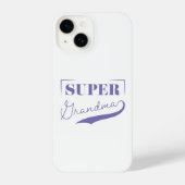 Coque Pour iPhone 14 Super grand-mère (Verso)