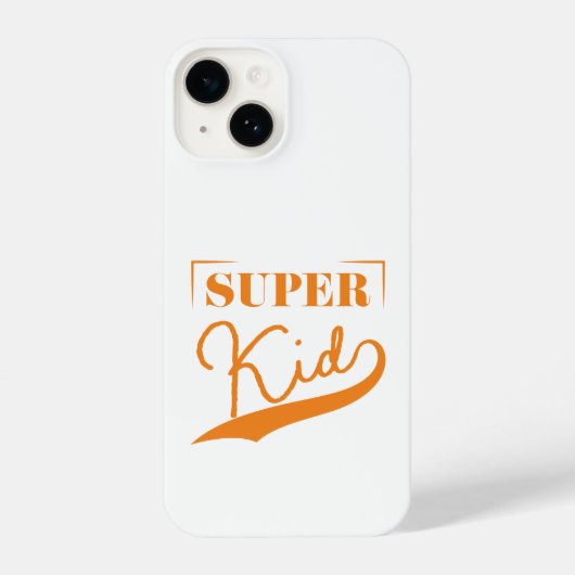 Coque Pour iPhone 14 Super Kid (Verso)