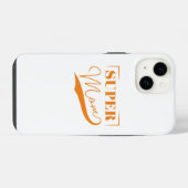 Coque Pour iPhone 14 Super Maman (Verso Horizontal)