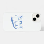 Coque Pour iPhone 14 Super papa (Verso Horizontal)