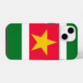Coque Pour iPhone 14 Suriname (Verso Horizontal)