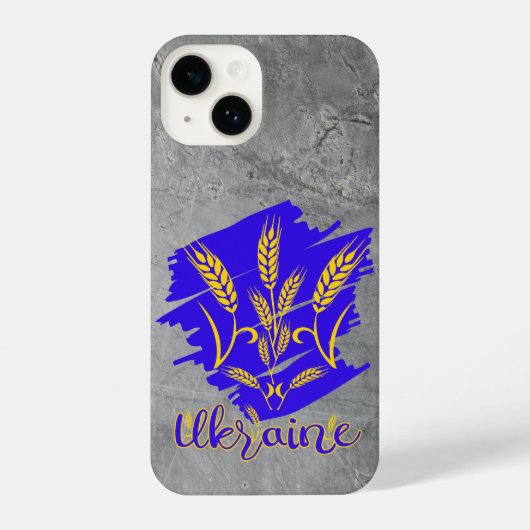 Coque Pour iPhone 14 Symbole national ukrainien tryzub fait d'oreille d (Verso)