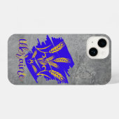 Coque Pour iPhone 14 Symbole national ukrainien tryzub fait d'oreille d (Verso Horizontal)