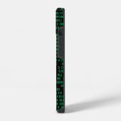 Coque Pour iPhone 14 Système numérique binaire vert (Côté gauche)