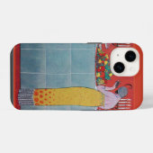 COQUE POUR iPhone 14 TABLE LADAND ET FRUITS DÉJÀ ART DÉCO BEAUTÉ MODE (Verso Horizontal)