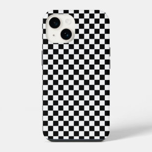 Coque Pour iPhone 14 Tableau de bord classique noir et blanc par STaylo