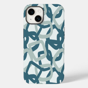 Coque Pour iPhone 14 Tangle Carré Calme Côtiers