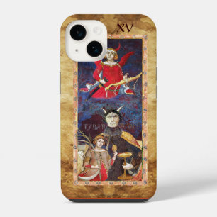 COQUE POUR iPhone 14 TAROTS RENAISSANCE ANTIQUES 15 / LE DIABLE