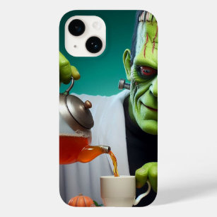 Coque Pour iPhone 14 Tea Time Frankenstein