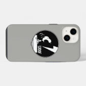 Coque Pour iPhone 14 Tee - shirt | Snoopy Howling (Verso Horizontal)