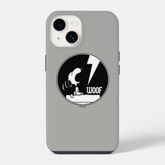 Coque Pour iPhone 14 Tee - shirt | Snoopy Howling (Verso)