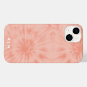 Coque Pour iPhone 14 Teint | Coral rose moderne Pastel coque iphone (Verso (horizontal))