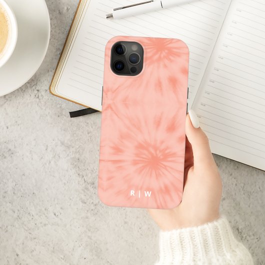Coque Pour iPhone 14 Teint | Coral rose moderne Pastel coque iphone