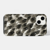 Coque Pour iPhone 14 Tempête de poissons (Verso Horizontal)