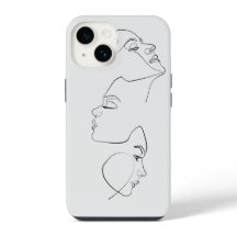 Tête de visage Art minimaliste esthétique