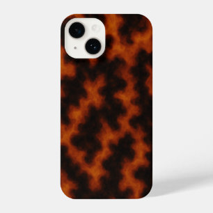 Coque Pour iPhone 14 Texture de Lave de Fiery Motif Abstrait - Tige gra