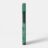 Coque Pour iPhone 14 Texture de marbre vert (Côté gauche)