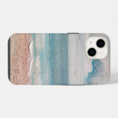 Coque Pour iPhone 14 Texture de sable océanique  (Verso Horizontal)