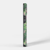 Coque Pour iPhone 14 Texture verte du printemps dégraissée (Côté droit)