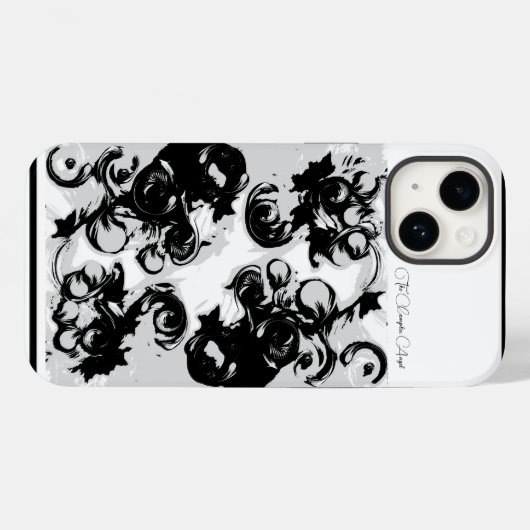 Coque Pour iPhone 14 "The Complex Angel", Coque iPhone 14 (Verso (horizontal))