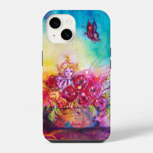 COQUE POUR iPhone 14 THUMBELINA, PANIER À FLEURS ET BOUTEILLE