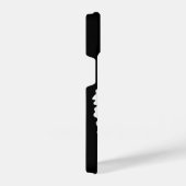 Coque Pour iPhone 14 Tigre, chat sauvage sur noir (Côté droit)