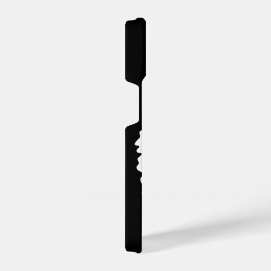 Coque Pour iPhone 14 Tigre, chat sauvage sur noir (Côté droit)