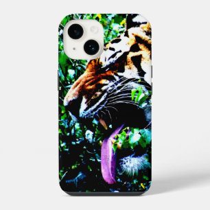 Coque Pour iPhone 14 Tigre de l'Amour iphcna