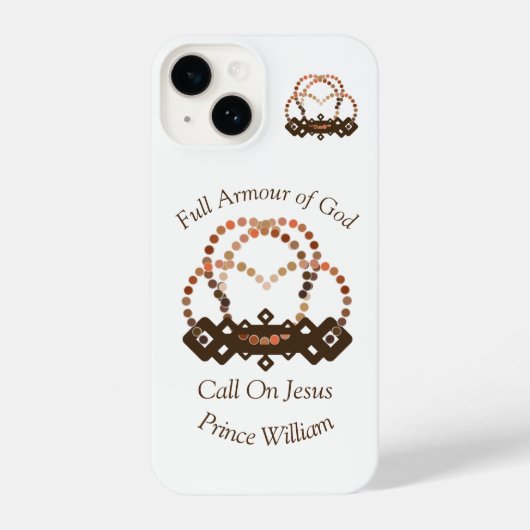 Coque Pour iPhone 14 Tons d'un prince garçon Pleine armure de Dieu (Verso)