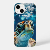 Coque Pour iPhone 14 Tortue de mer (Verso)