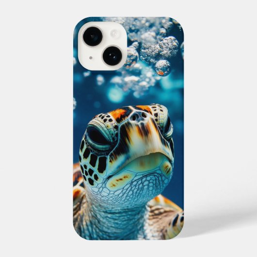 Coque Pour iPhone 14 Tortue de mer (Verso)