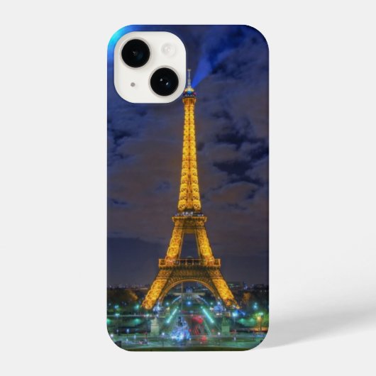 Coque Pour iPhone 14 Tour Eiffel (Verso)