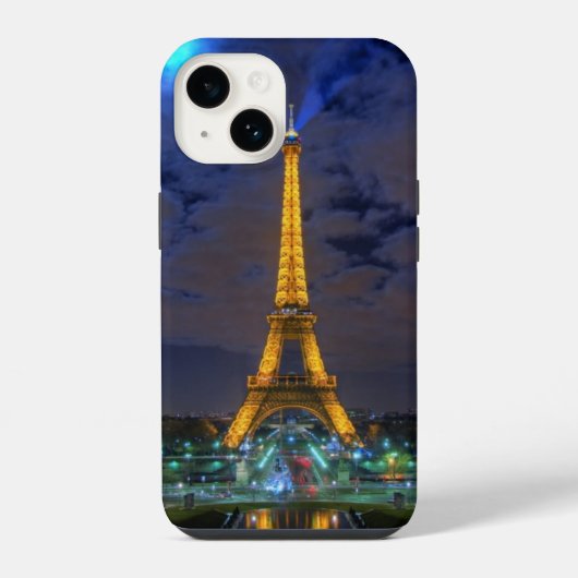 Coque Pour iPhone 14 Tour Eiffel (Verso)