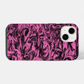 Coque Pour iPhone 14 Tourbillon abstrait (Verso Horizontal)