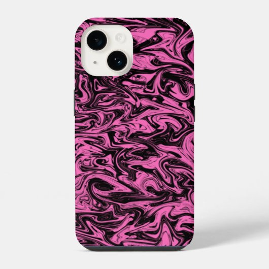 Coque Pour iPhone 14 Tourbillon abstrait (Verso)