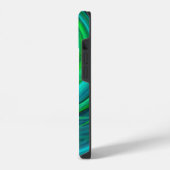 Coque Pour iPhone 14 TOURBILLON LUMINEUX ,bleu vibrant (Côté gauche)