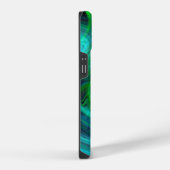 Coque Pour iPhone 14 TOURBILLON LUMINEUX ,bleu vibrant (Côté droit)
