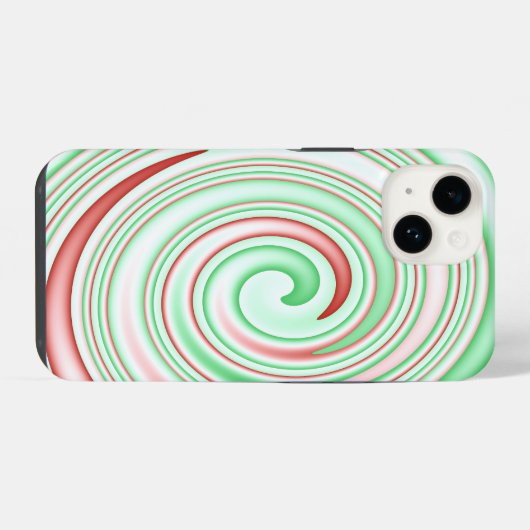 Coque Pour iPhone 14 Tourbillon saisonnier (Verso Horizontal)