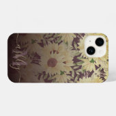 Coque Pour iPhone 14 Tournesol aquarelle (Verso Horizontal)
