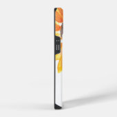 Coque Pour iPhone 14 Tournesol monogramme (Côté droit)