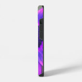 Coque Pour iPhone 14 Tournesol rose et violet  (Côté gauche)