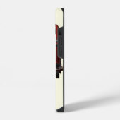 Coque Pour iPhone 14 Train Bleu Et Rouge (Côté gauche)