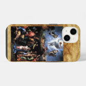 Coque Pour iPhone 14 TRANSFIGURATION DE JÉSUS monogramme (Verso Horizontal)