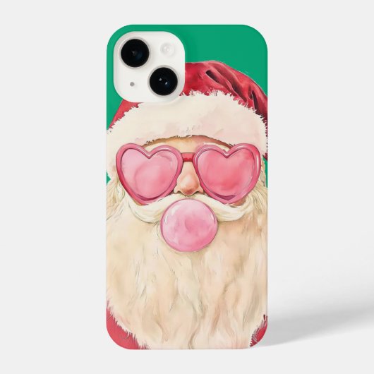 Coque Pour iPhone 14 Trendy Santa Case (Verso)