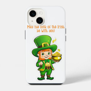 Coque Pour iPhone 14 Trésor du Léprechaun Chanceux