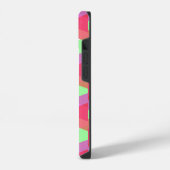 Coque Pour iPhone 14 Triangles rouge et vert (Côté gauche)
