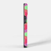 Coque Pour iPhone 14 Triangles rouge et vert (Côté droit)
